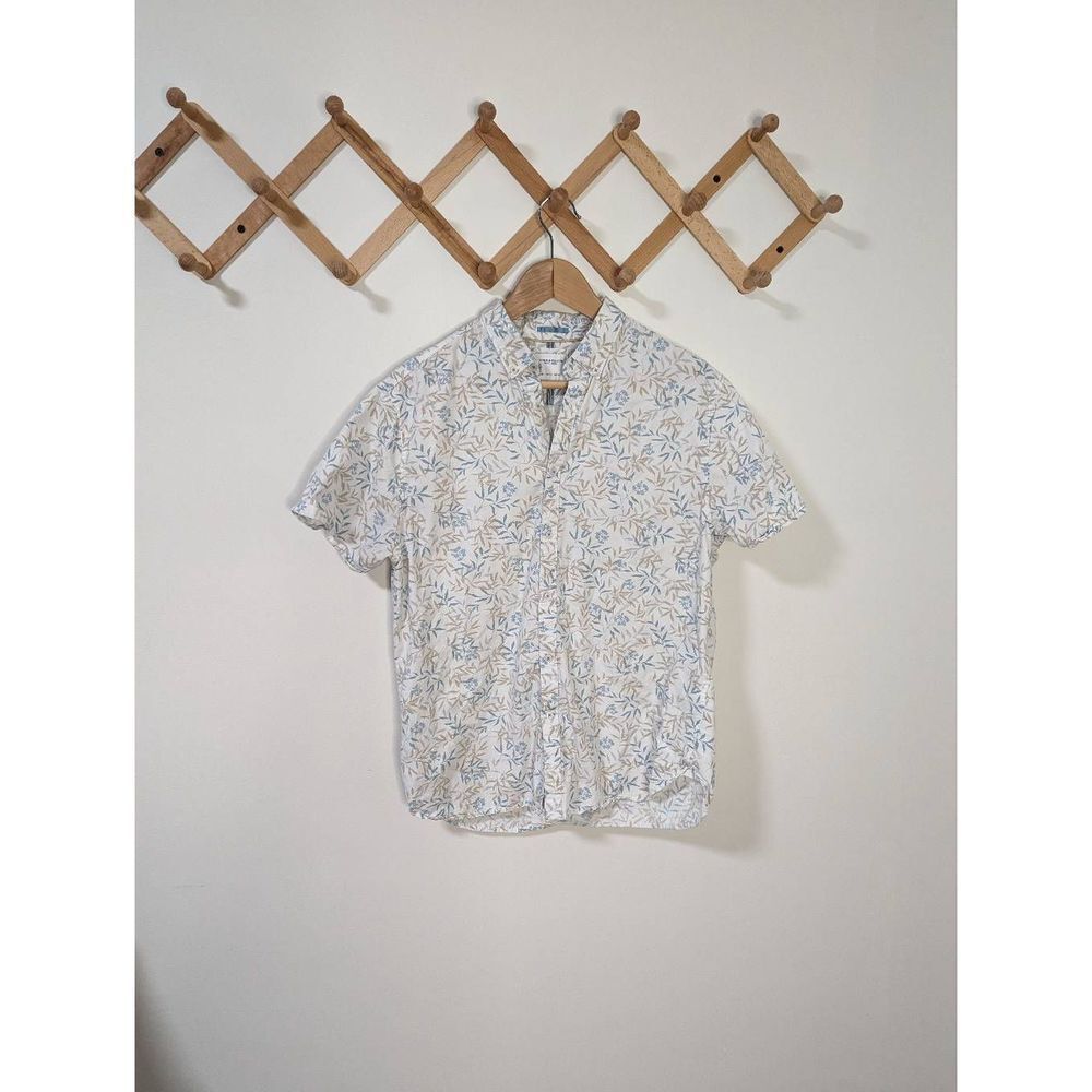 Denim & Flower Ricky Singh Short Sleeve Casual Button Down Shirt - Size L